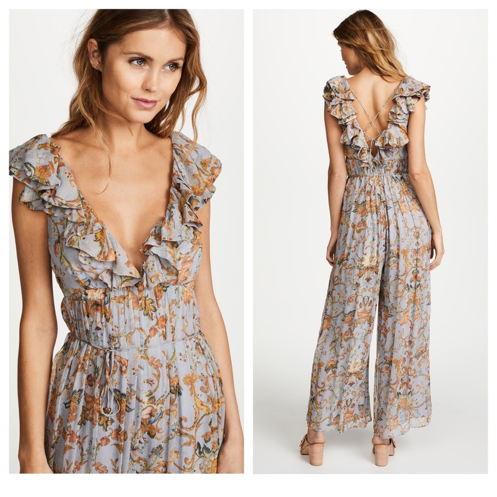 Zimmermann | Cascade Silk Jumpsuit size 1 (US 4-6)